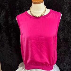 DKNY Fuchsia Sleeveless Tank Top